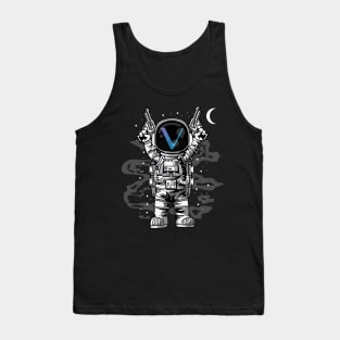 Astronaut Vechain Crypto VET Coin To The Moon Token Cryptocurrency Wallet Birthday Gift For Men Women Kids Tank Top